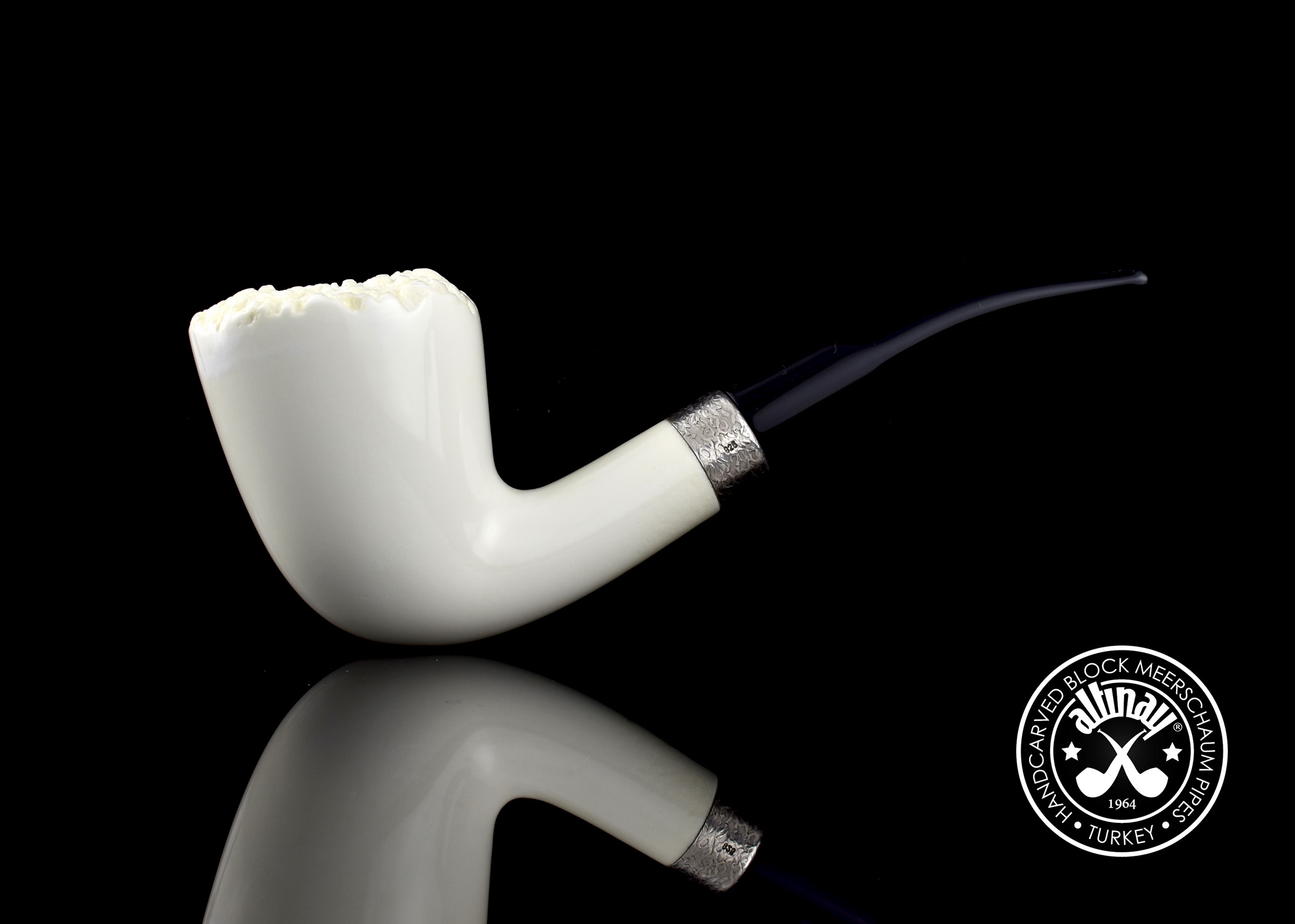 altinay-classic-dublin-meerschaumpfeife-mit-silberring image 2