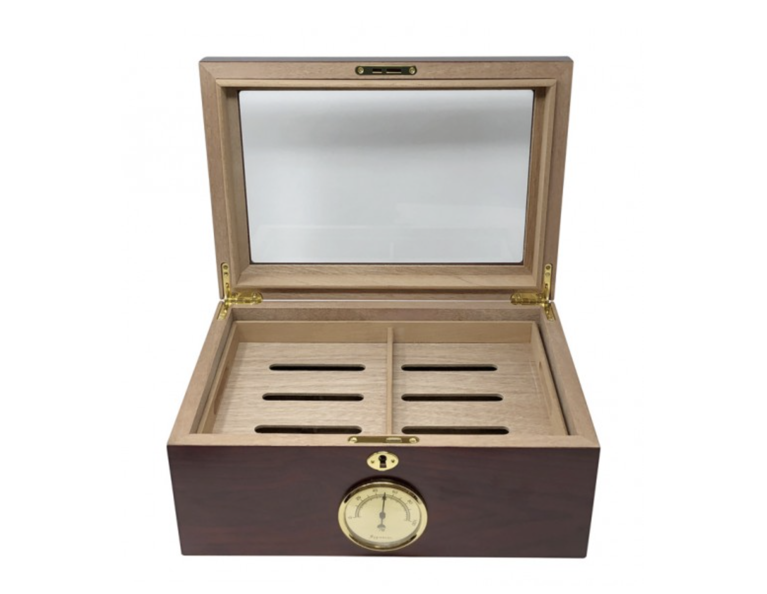 boswell-s-berkeley-humidor-glasdeckel-100-zigarren-kirsche image 1