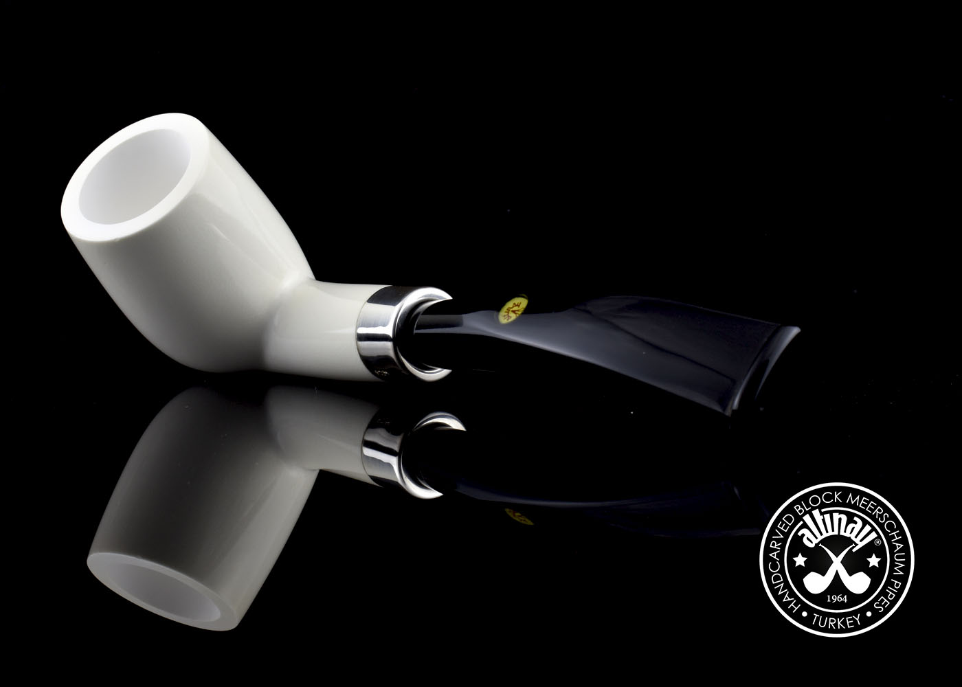 altinay-spigot-billiard-meerschaumpfeife-silber-army-mundst-ck image 5