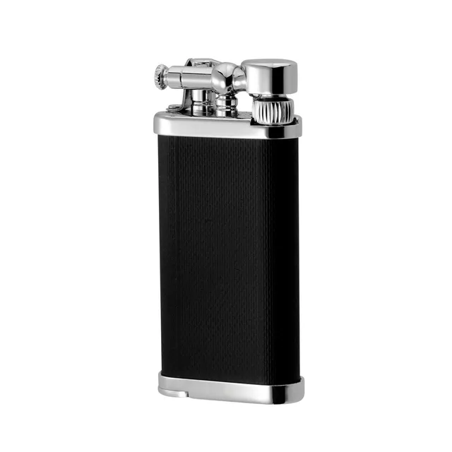 im-corona-old-boy-pfeifenfeuerzeug-schwarz-chrom-softflame-stopfer image 1