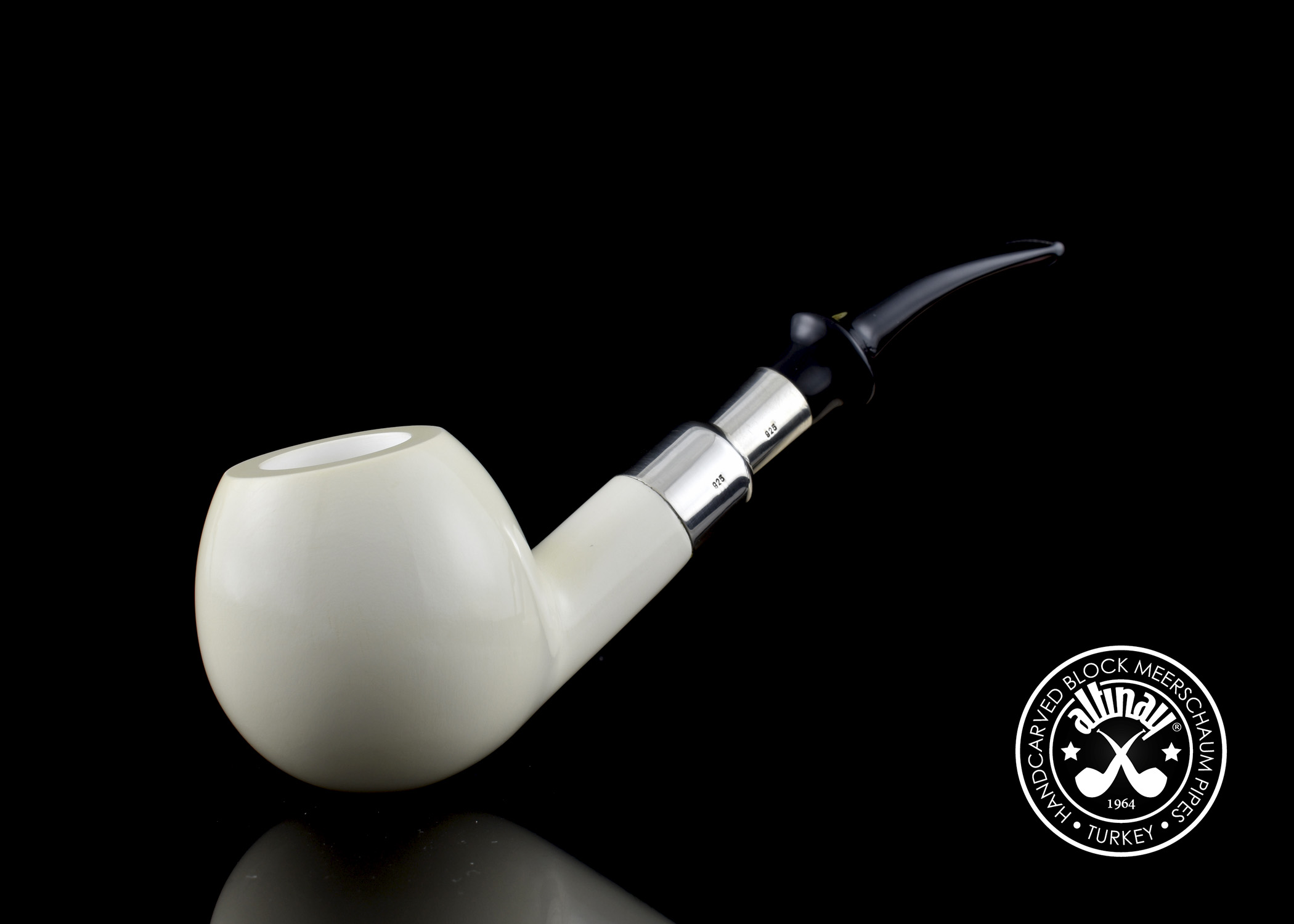 altinay-spigot-apple-meerschaumpfeife-spigotmontur-natur image 1