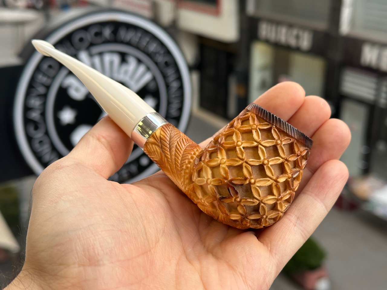 altinay-classic-brandy-meerschaumpfeife-mit-silberring image 4