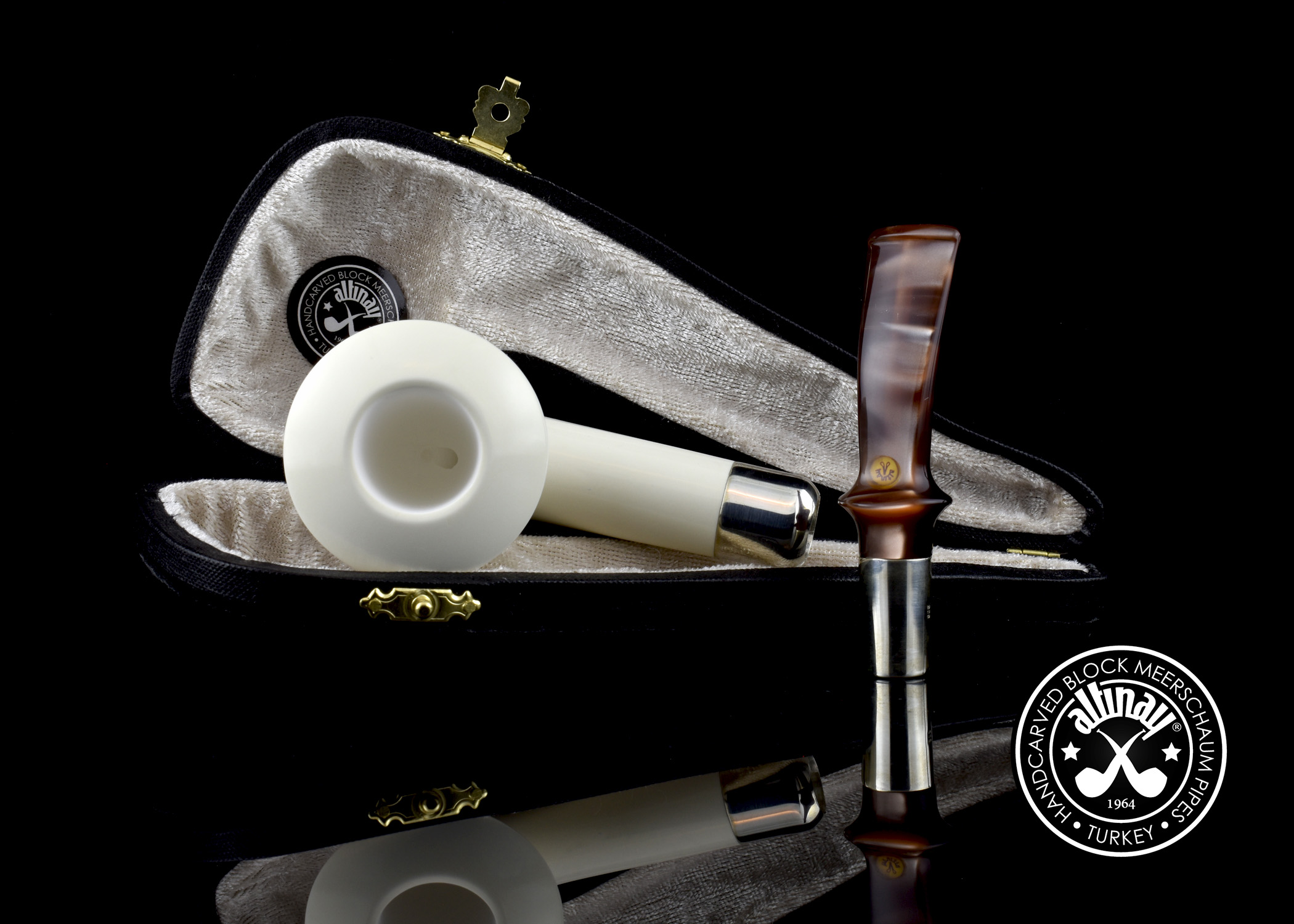 altinay-spigot-dublin-meerschaumpfeife-silberring image 4