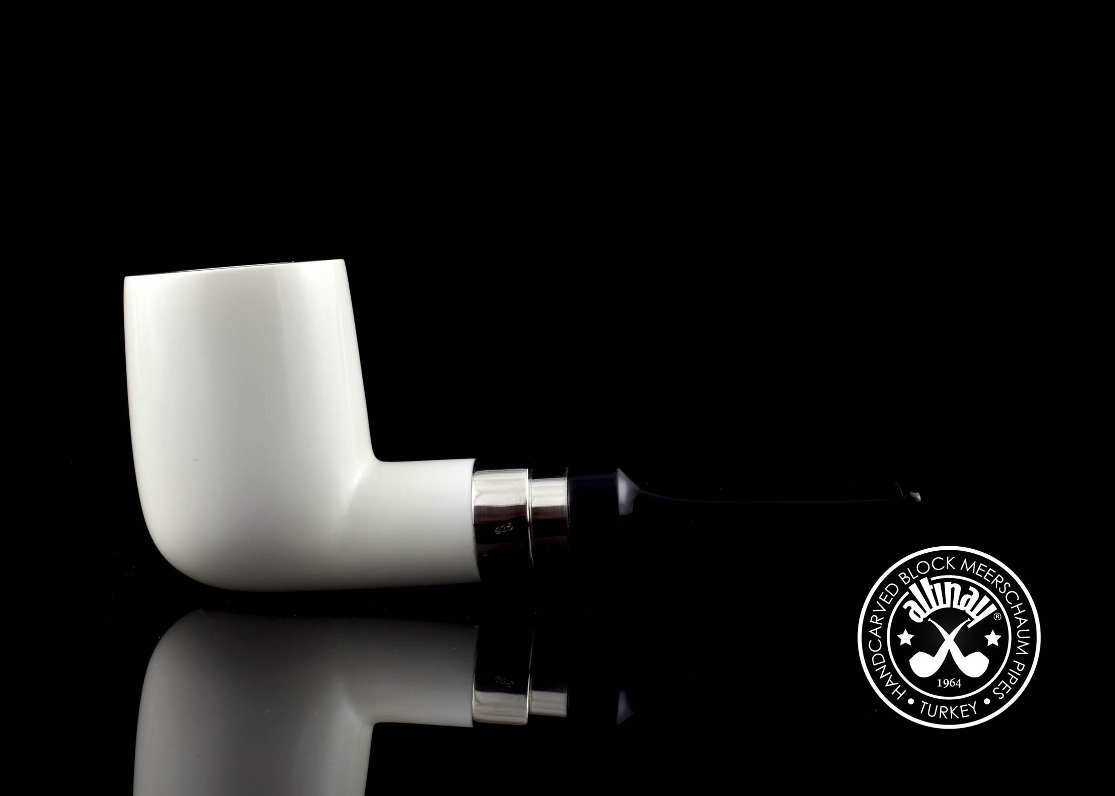altinay-classic-billiard-meerschaumpfeife-silberband-3 image 5