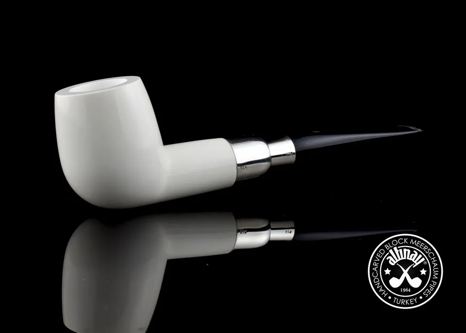 altinay-spigot-billiard-meerschaumpfeife-silber-spigot-4 image 1
