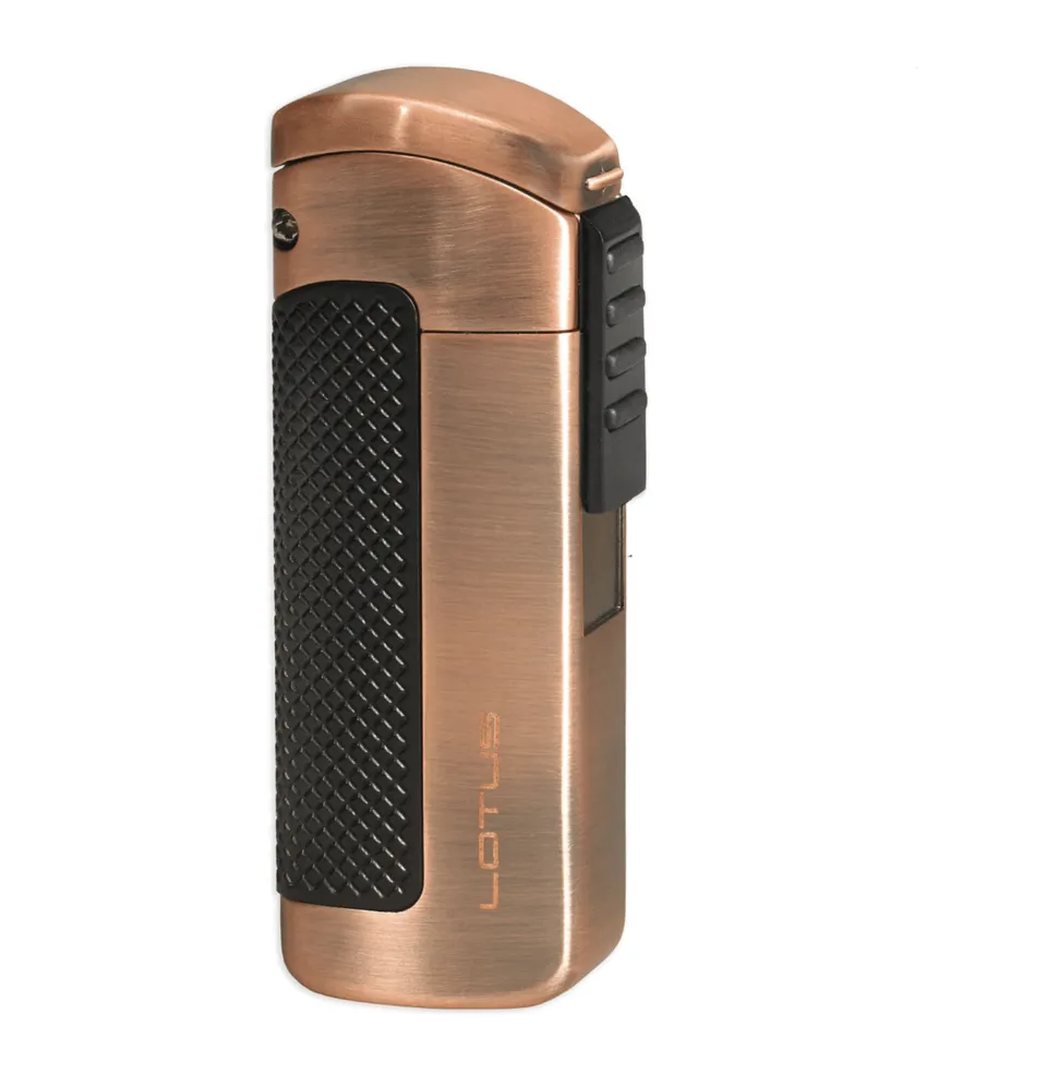 lotus-ceo-triple-torch-zigarrenfeuerzeug-kupfer-schwarz image 1