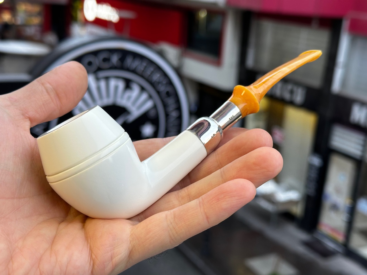 altinay-spigot-army-rhodesian-meerschaumpfeife-silber-spigot image 1