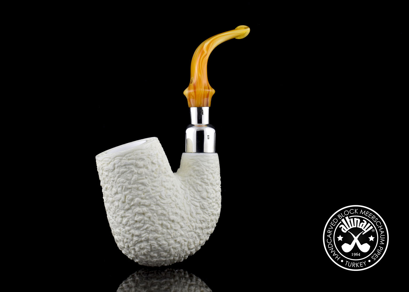 altinay-spigot-oompaul-silber-meerschaumpfeife-army image 7