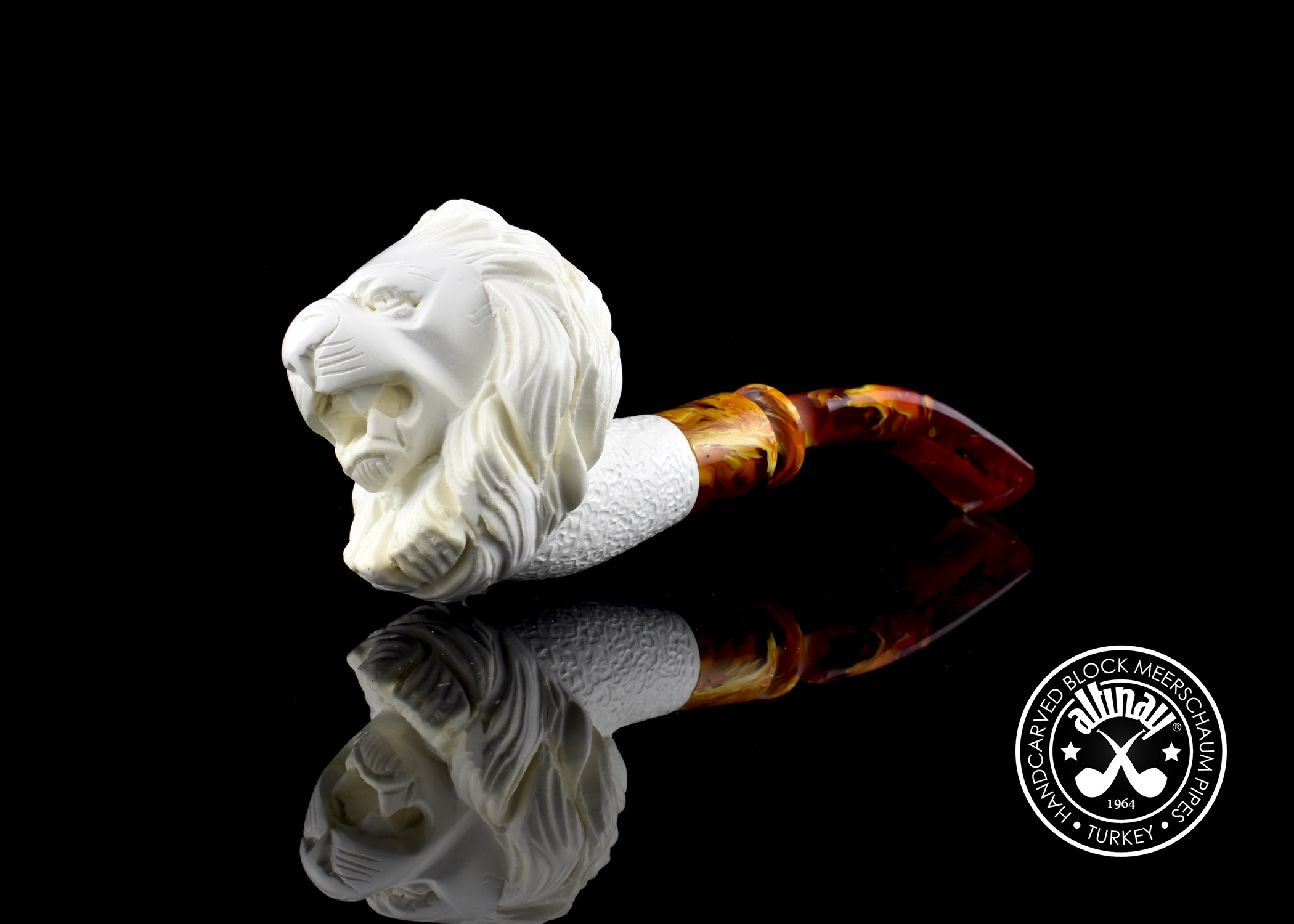 altinay-classic-lion-meerschaumpfeife-mit-l-wenkopf image 1