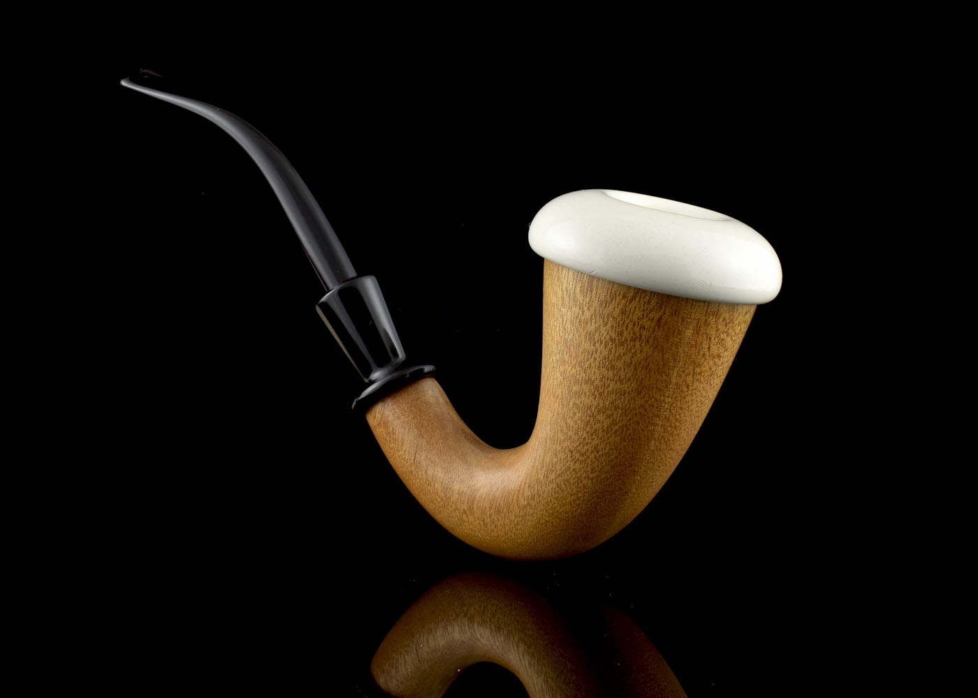 altinay-calabash-okoume-pfeife-medium-meerschaumeinsatz image 4