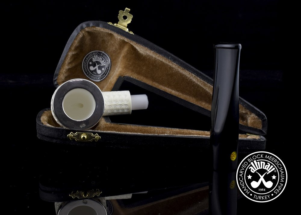 altinay-top-silver-billiard-meerschaumpfeife-silber image 7