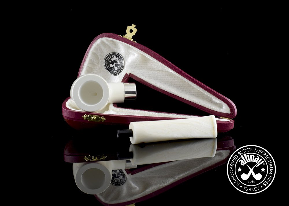 altinay-classic-billiard-meerschaumpfeife-silberring-wei image 6