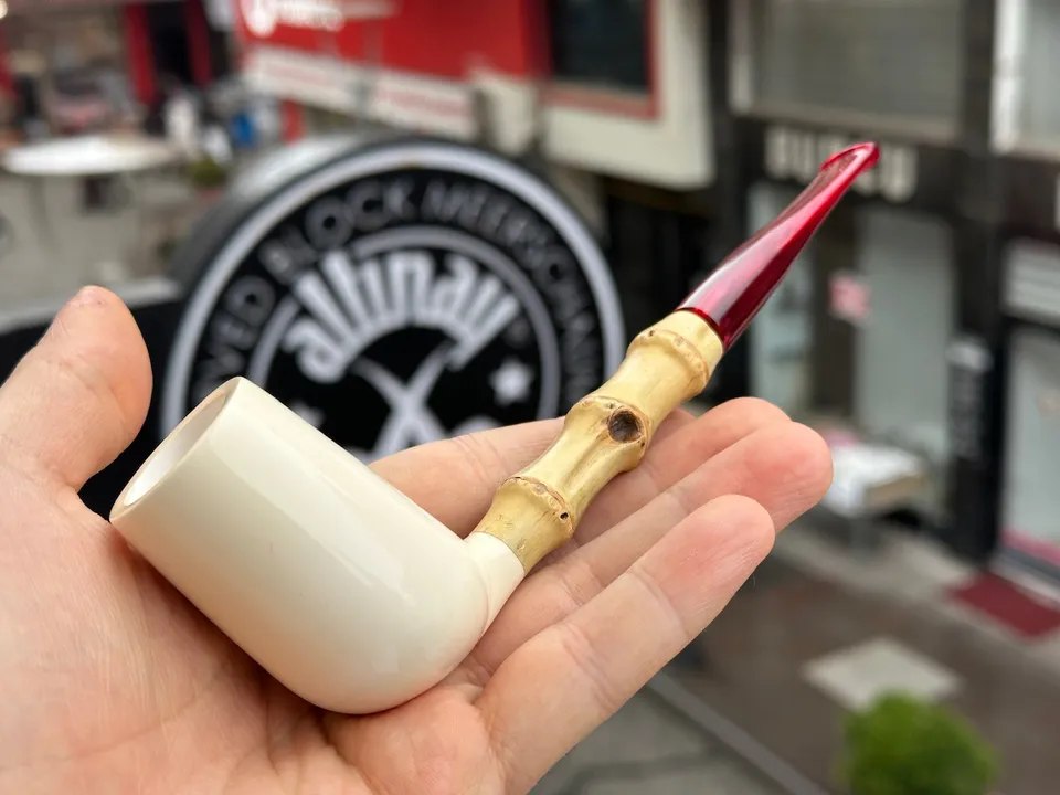 altinay-bamboo-billiard-meerschaumpfeife-natur image 1