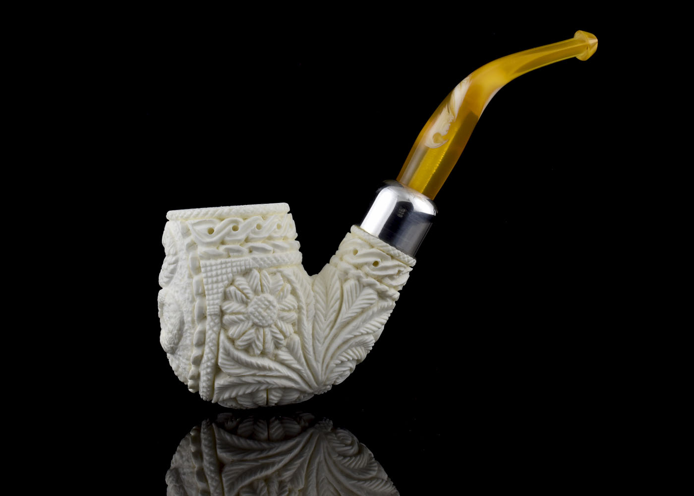 altinay-spigot-billiard-silver-army-meerschaumpfeife-schlange image 3