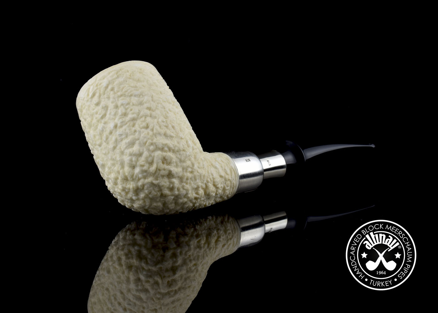 altinay-spigot-army-billiard-meerschaumpfeife-silber-spigot image 5