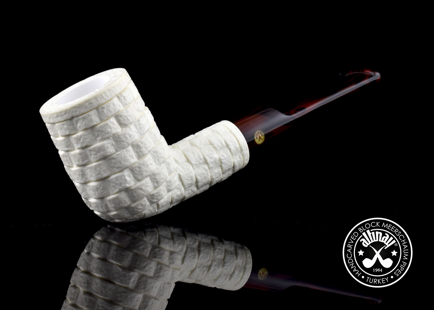 altinay-classic-billiard-meerschaumpfeife-natur-handgeschnitzt image 1
