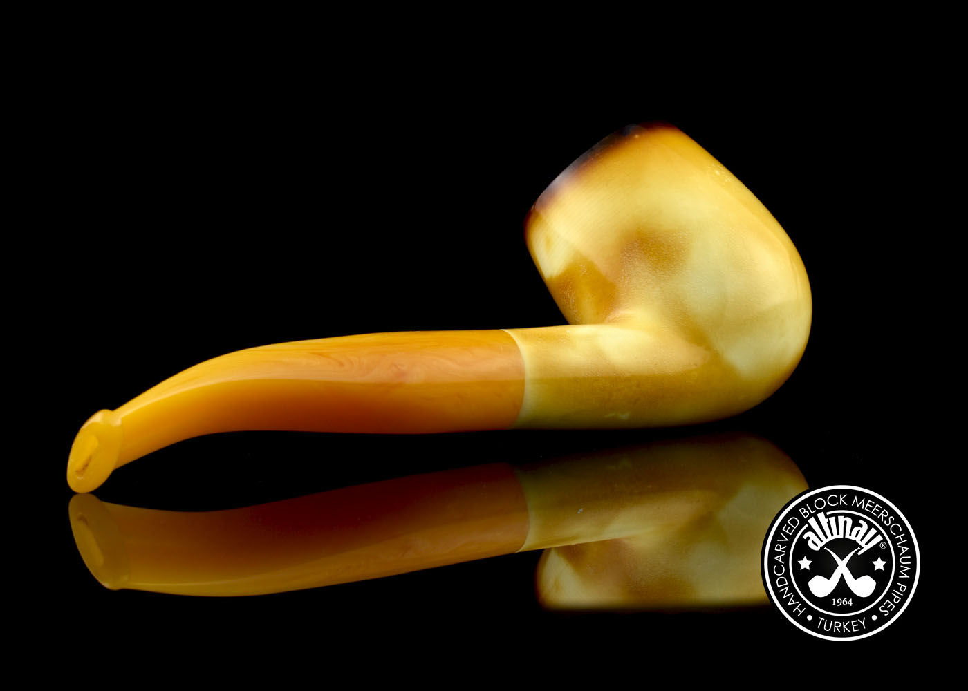 altinay-lee-van-cleef-bent-billiard-meerschaumpfeife image 4