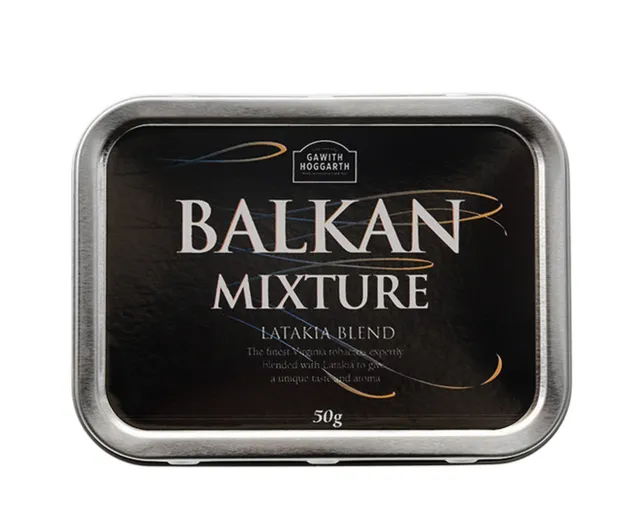 gawith-hoggarth-balkan-mixture-pfeifentabak-50g-dose-latakia image 1