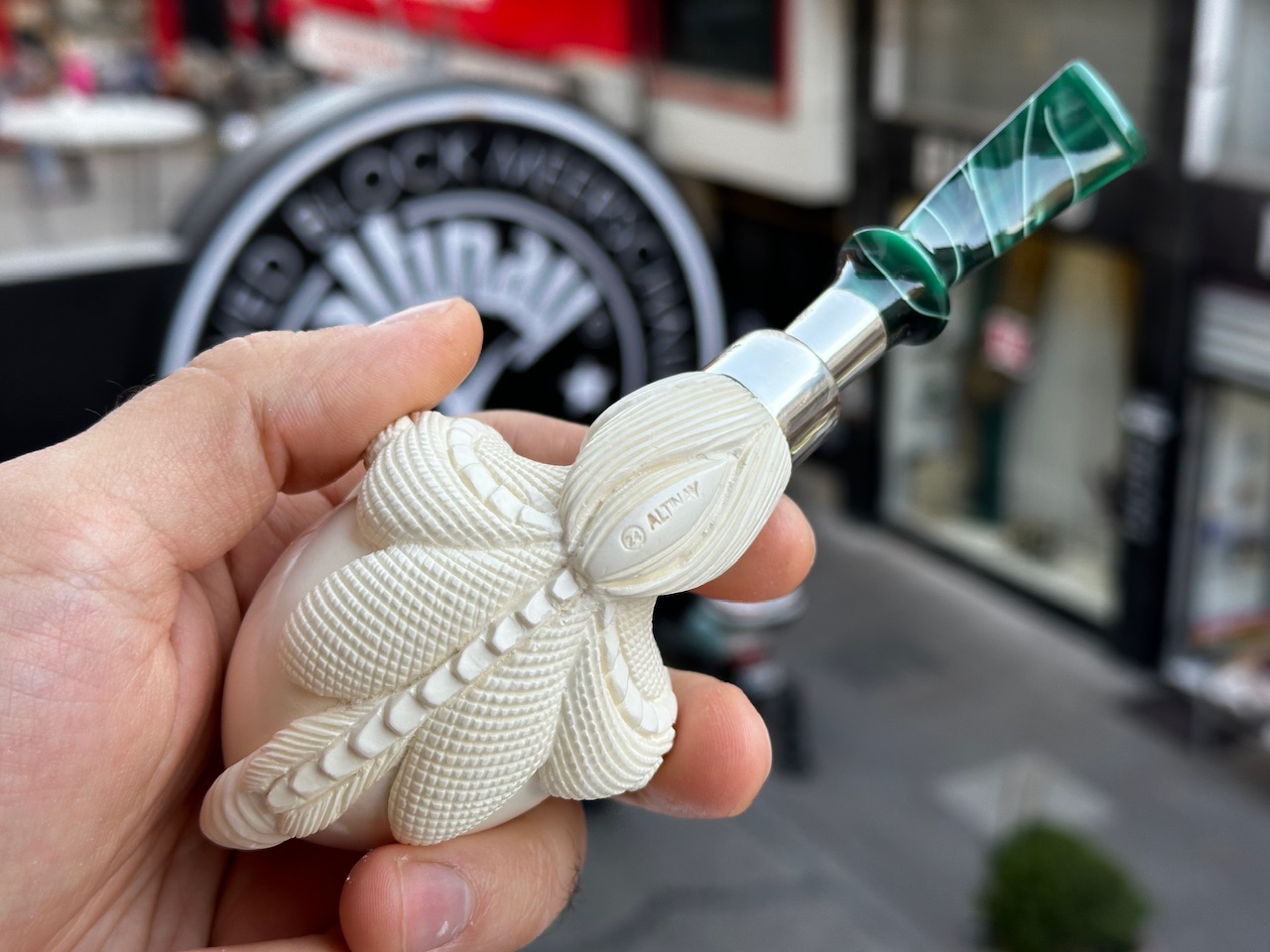 altinay-eagle-s-claw-silver-spigot-meerschaumpfeife-silber image 3
