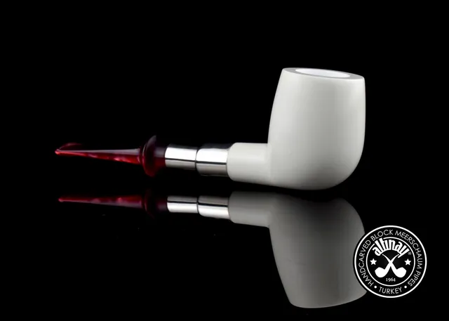 altinay-spigot-army-billiard-silver-spigot-pfeife-meerschaum image 1