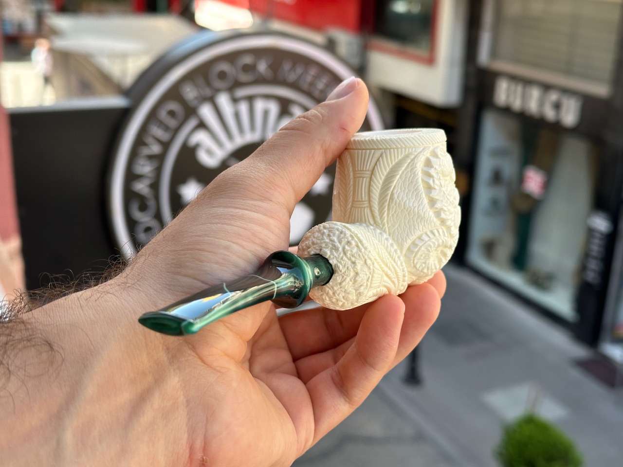 altinay-classic-apple-meerschaumpfeife-drachenmotiv image 4