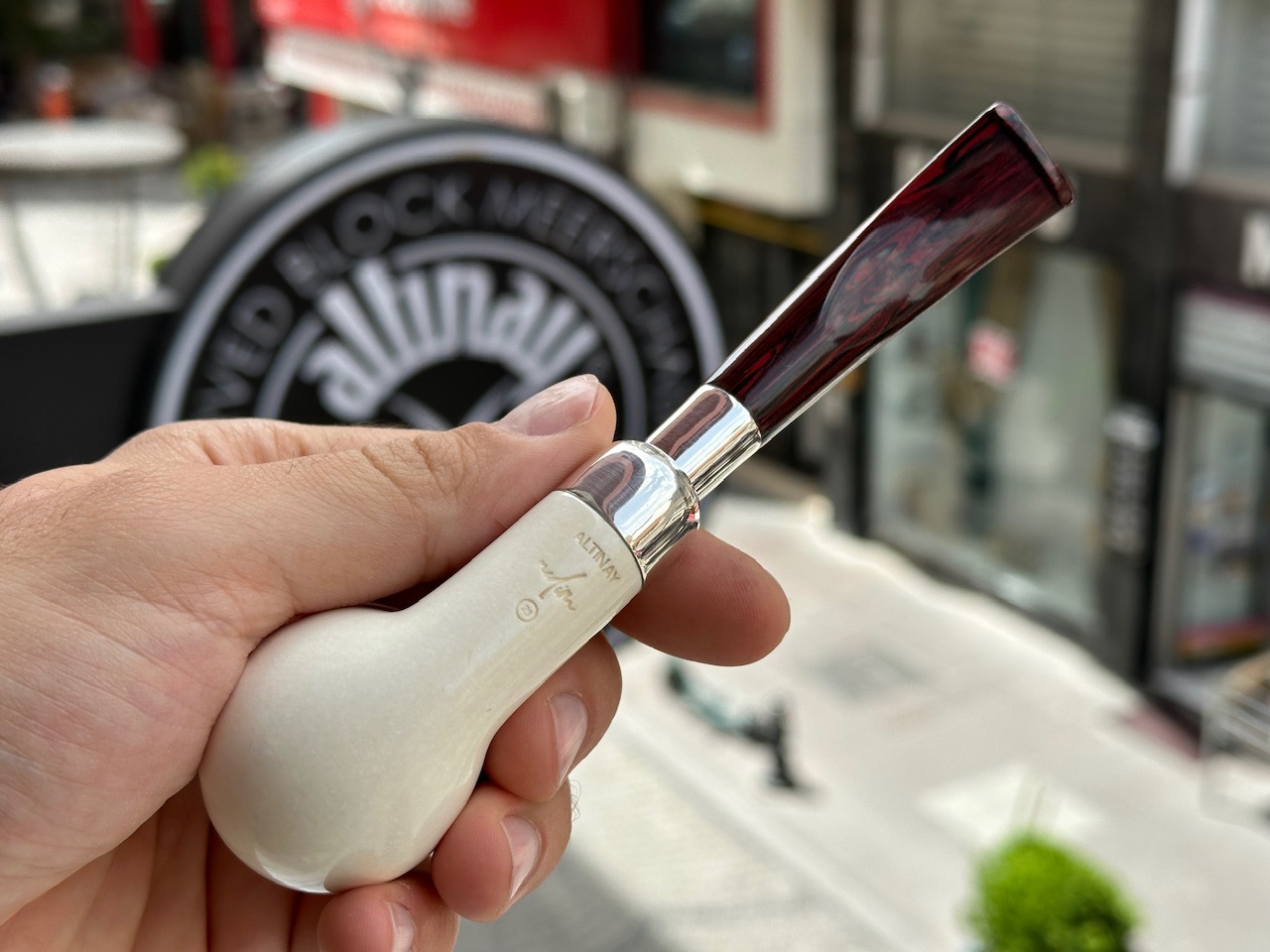 altinay-translucent-silver-billiard-spigot-meerschaumpfeife-a image 4