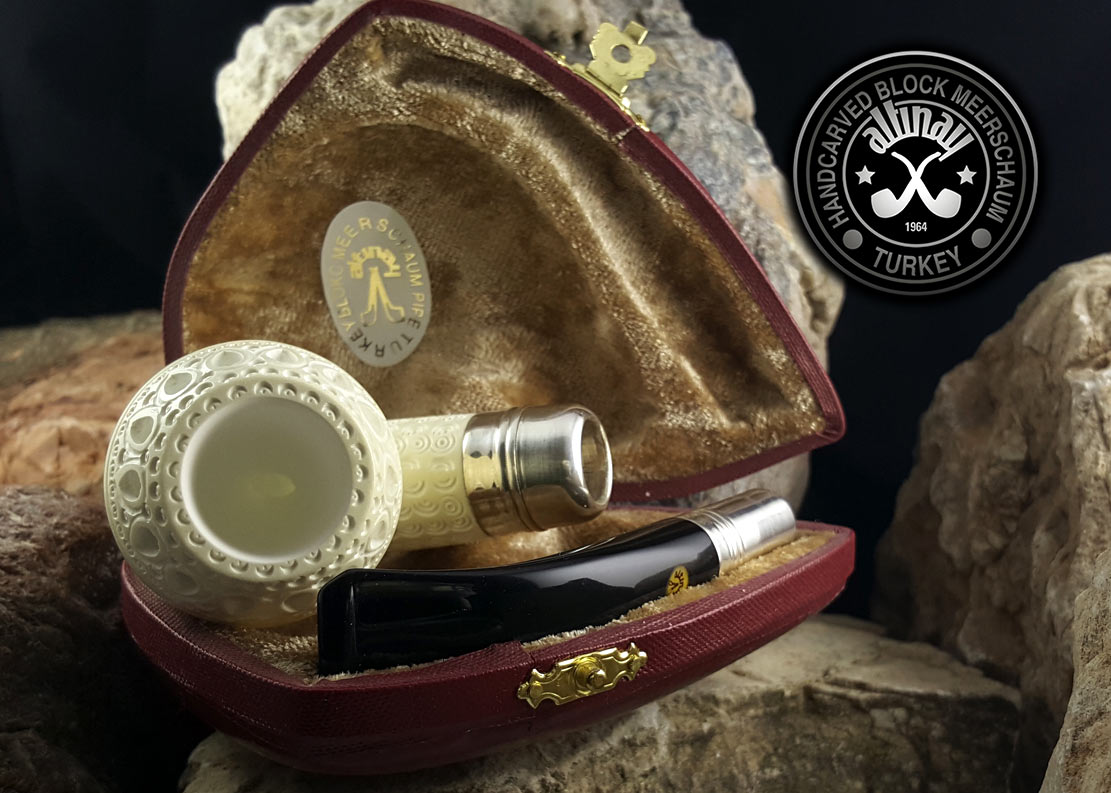 altinay-spigot-army-rhodesian-silver-spigot-pfeife-meerschaum image 5