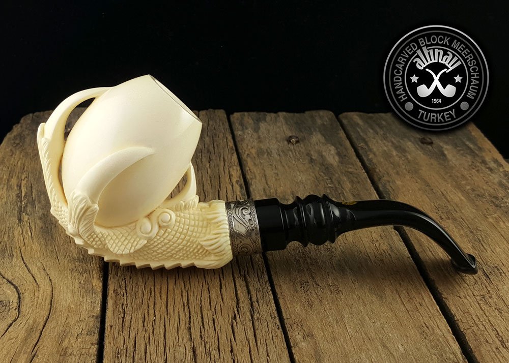 altinay-eagle-s-claw-meerschaumpfeife-silberring-etui image 3