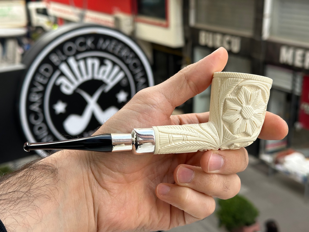 altinay-dublin-silber-spigot-meerschaumpfeife image 3