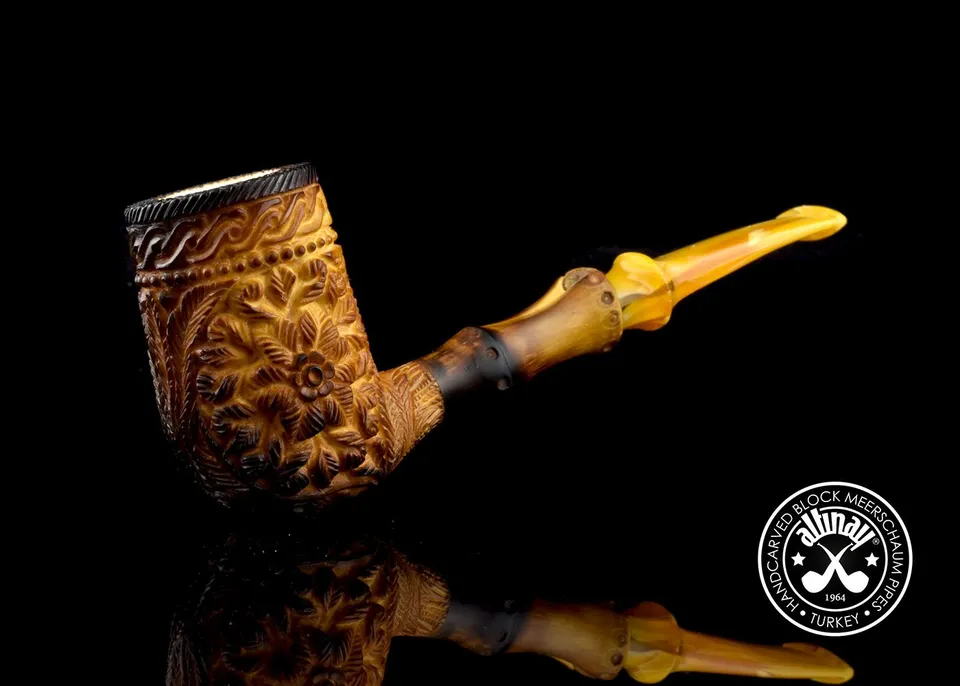 altinay-bamboo-calcined-billiard-meerschaumpfeife-bambus image 1