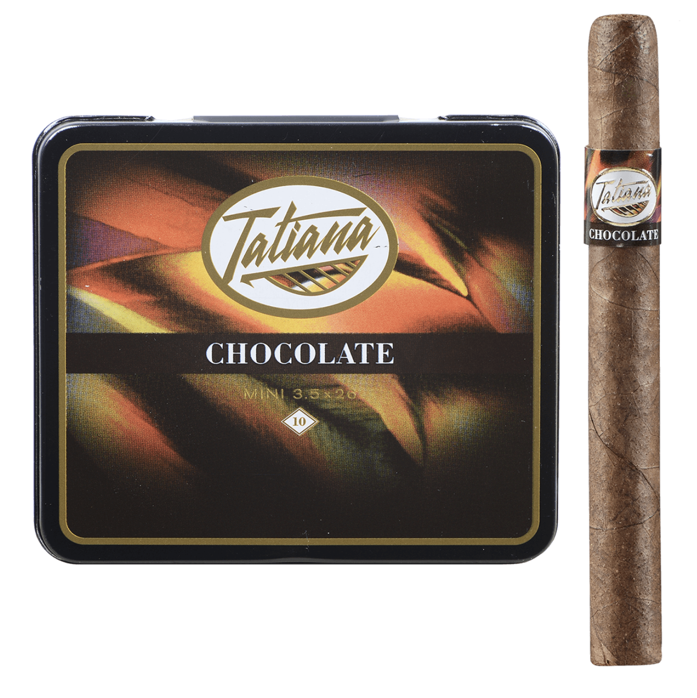 tatiana-mini-chocolate-zigarren-10er-dose-schoko image 1