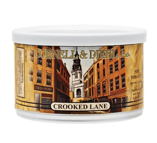 cornell-diehl-crooked-lane-pfeifentabak-2oz-englisch image 1