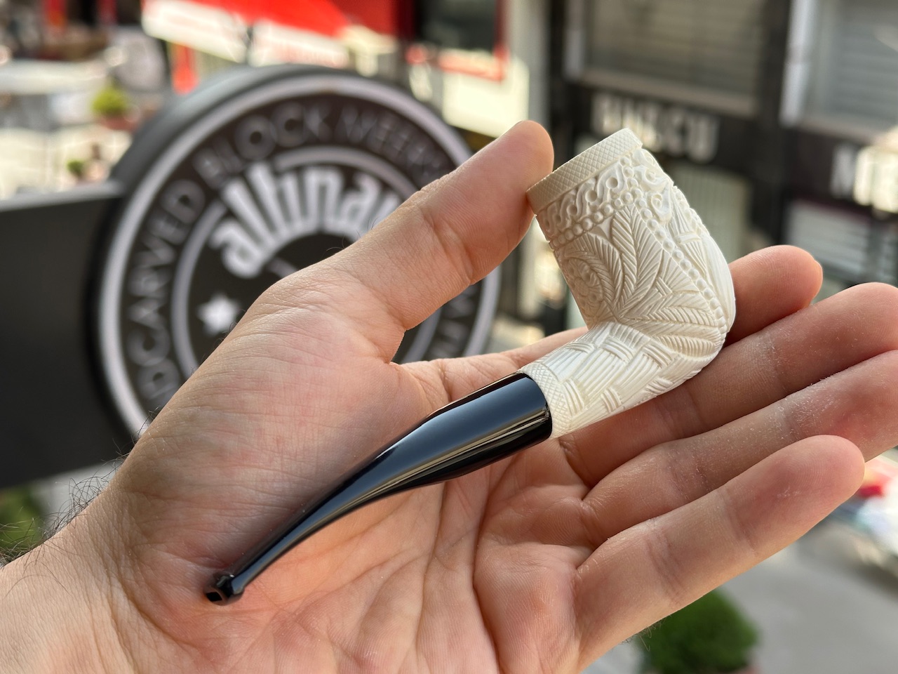 altinay-classic-billiard-dragon-meerschaumpfeife-handgeschnitzt image 3