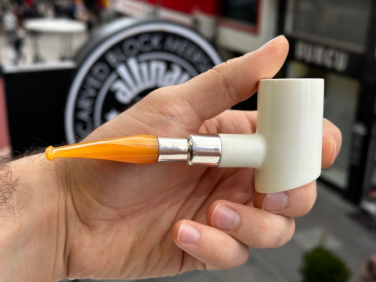 altinay-spigot-army-poker-silver-spigot-meerschaumpfeife-silber image 3