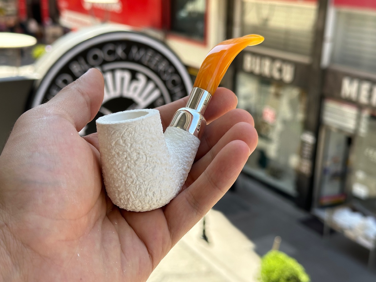 altinay-spigot-oompaul-meerschaumpfeife-silber image 2