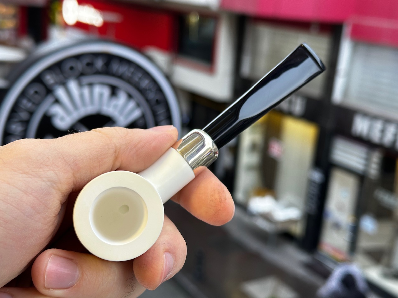 altinay-spigot-meerschaumpfeife-billiard-army-silber-2 image 4