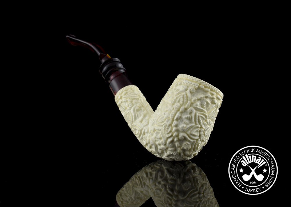 altinay-classic-bent-billiard-meerschaumpfeife-gebogen-natur-3 image 2