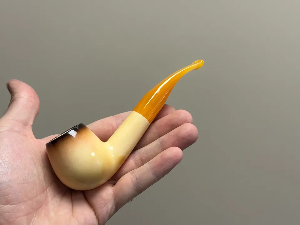 altinay-lee-van-cleef-billiard-meerschaumpfeife-calcined-5 image 1