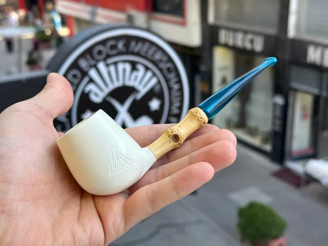 altinay-bamboo-apple-meerschaum-pfeife-bambus-wei image 1