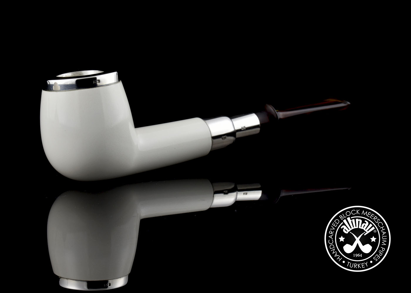 altinay-spigot-apple-meerschaumpfeife-silber-natur image 4