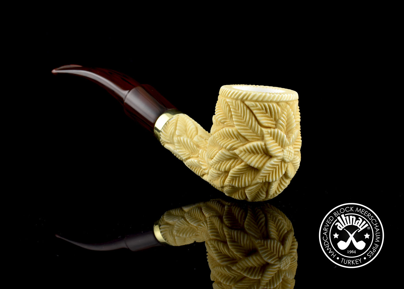 altinay-classic-bent-billiard-meerschaumpfeife-gebogen-natur-4 image 3