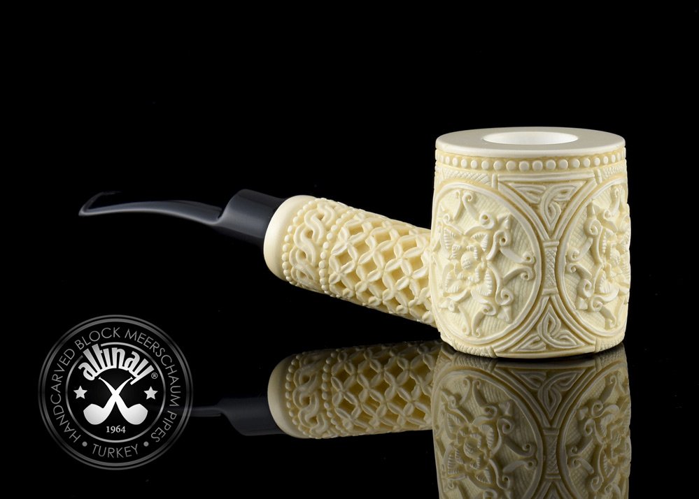 altinay-deep-carved-poker-meerschaumpfeife-natur image 3