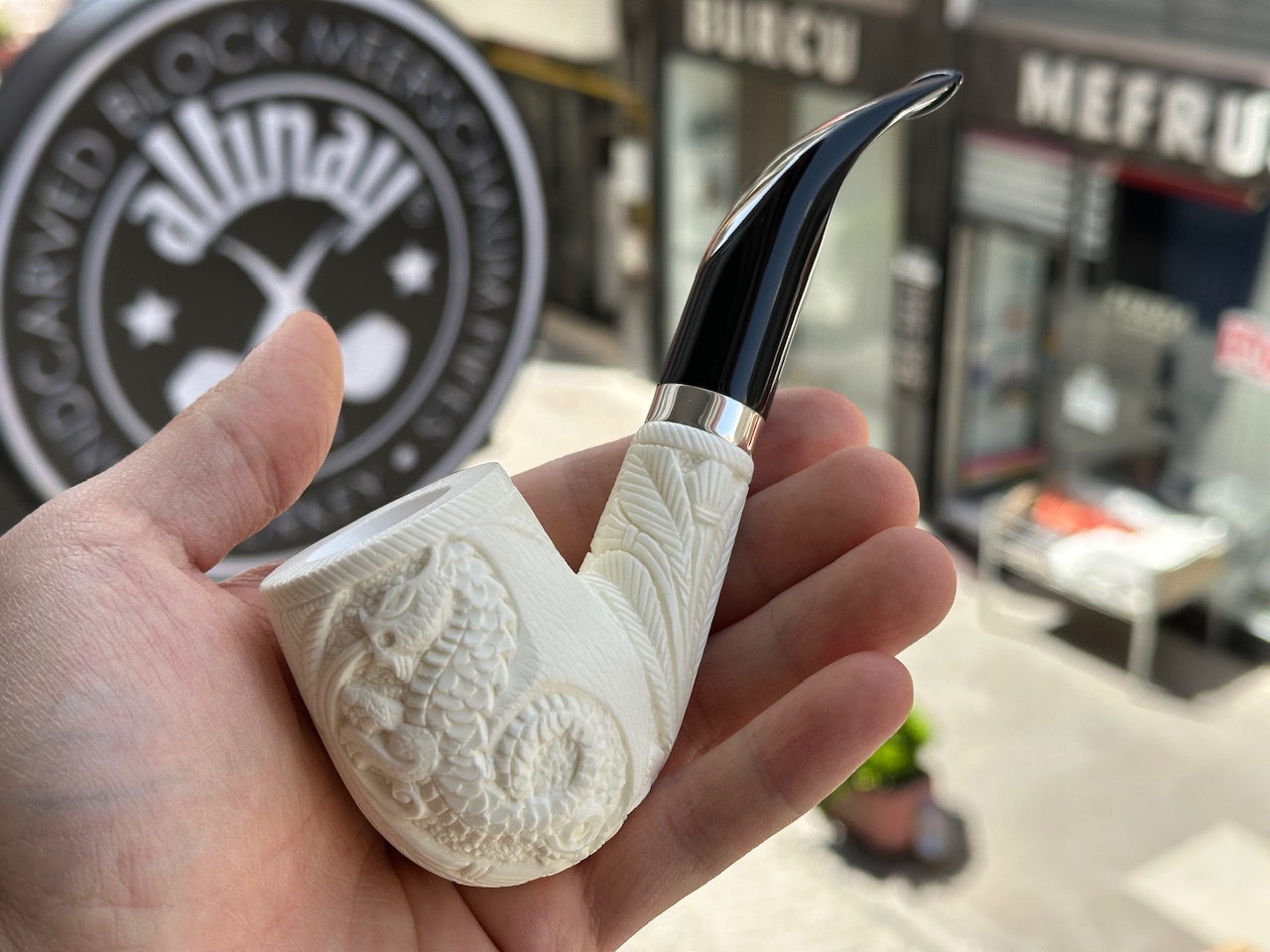 altinay-xl-billiard-meerschaumpfeife-drachenmotiv image 1