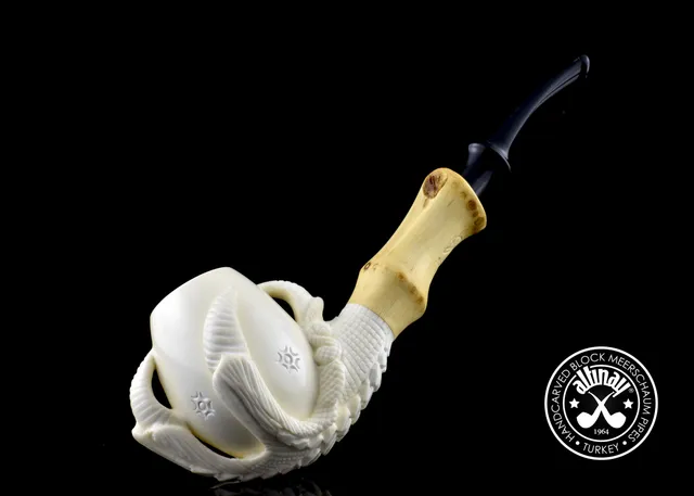altinay-bamboo-claw-meerschaumpfeife-figural image 1