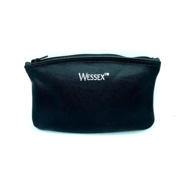 wessex-tabakbeutel-leder-schwarz-reissverschluss-6-zoll image 1
