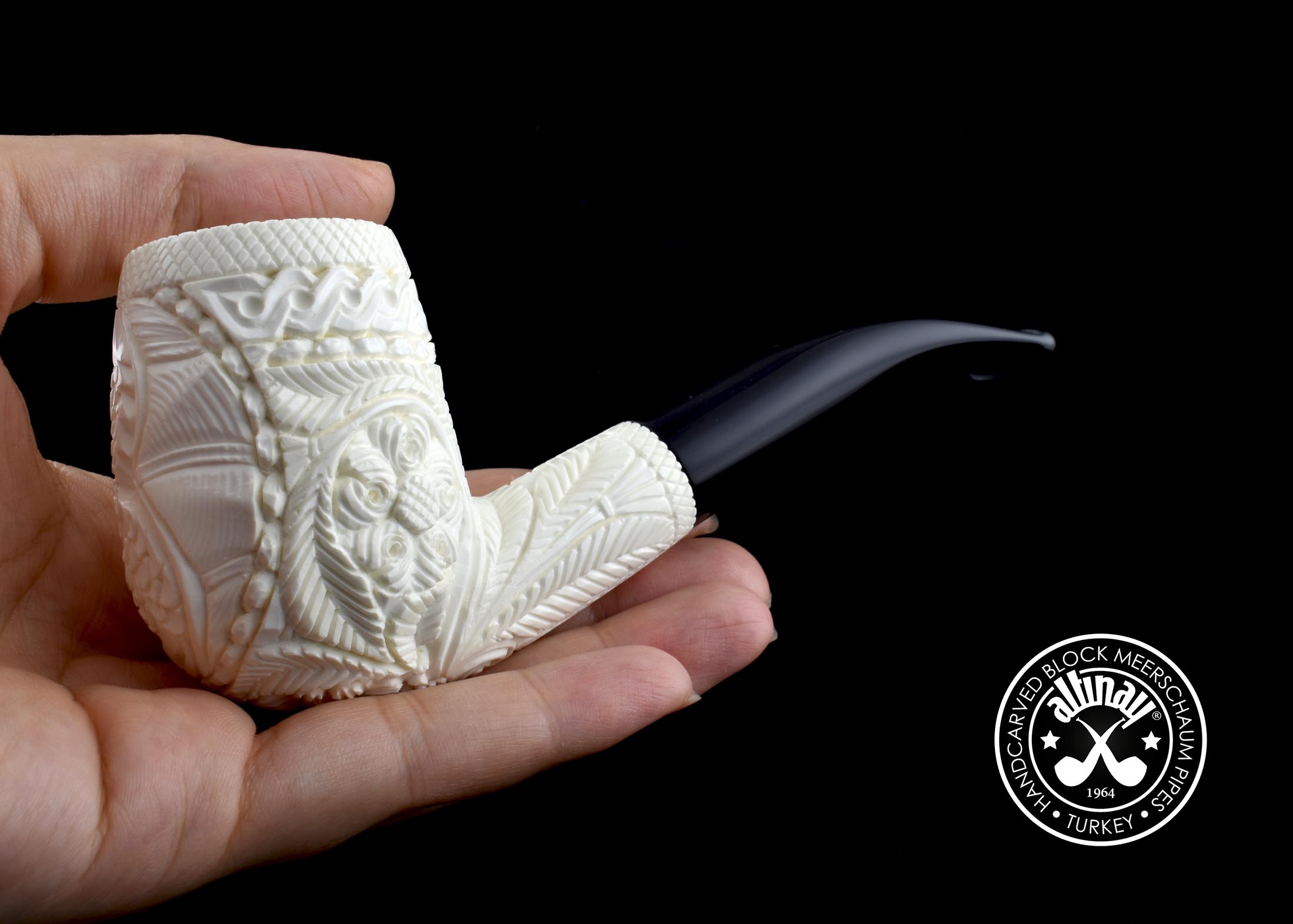 altinay-classic-xl-billiard-meerschaumpfeife-drache image 7