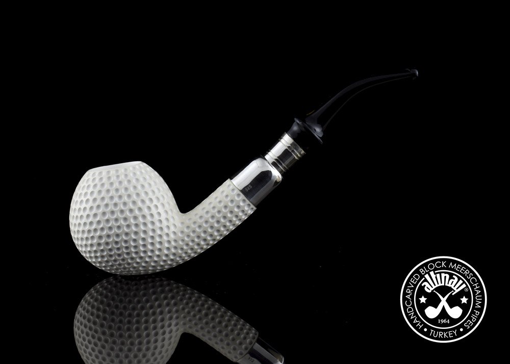 altinay-spigot-golf-silber-tabakpfeife-meerschaum image 2