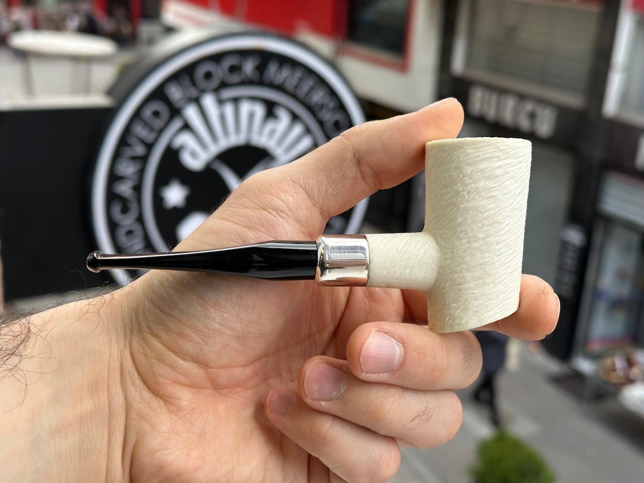 altinay-spigot-poker-meerschaumpfeife-silber-langer-stiel image 4