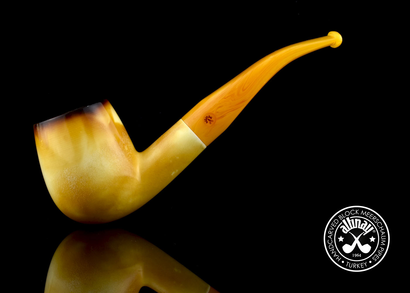 altinay-lee-van-cleef-bent-billiard-meerschaumpfeife image 2
