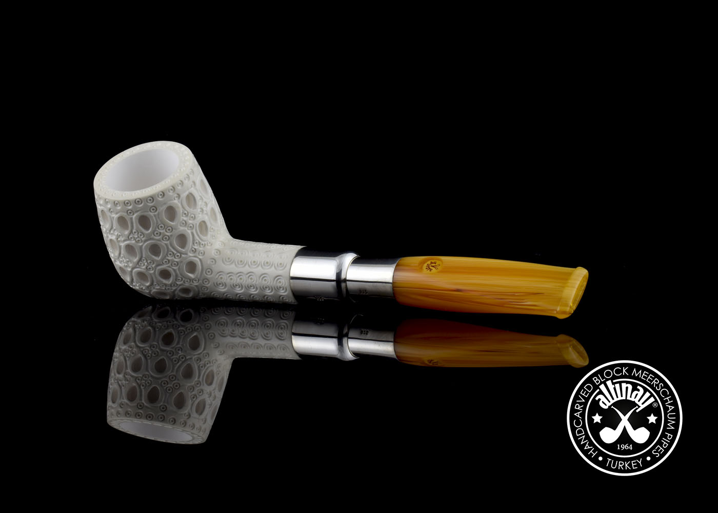 altinay-billiard-spigot-meerschaumpfeife-silber-blockmeerschaum image 5